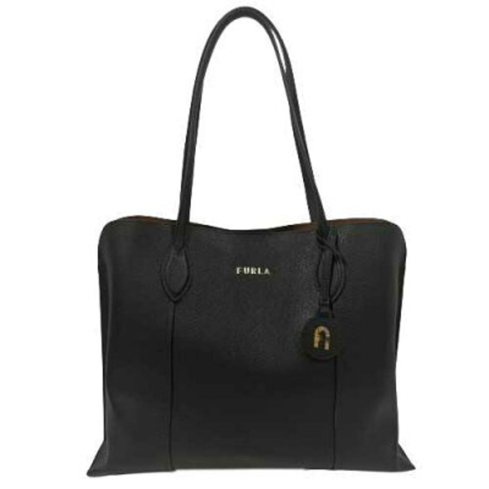 FURLA Handbag Tote Bag Black Shoulder SA